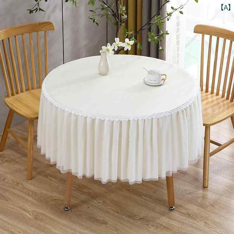 テーブルクロス 円形 防水 防塵 チェスト わき机 円卓 ダイニング リビング 寝室 インテリア 装飾 シンプル エレガント おしゃれ オレンジ ピンク 緑 テーブルクロス 円形 防水 防塵 チェスト わき机 円卓 ダイニング リビング 寝室 インテリア 装飾 シンプル エレガント おしゃれ オレンジ ピンク 緑