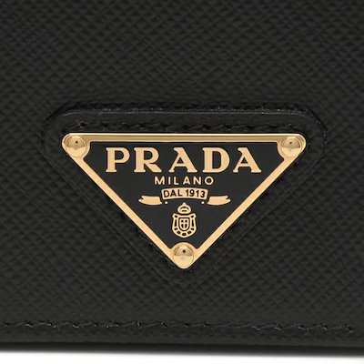 Qoo10] PRADA カードケース サフィアーノトライアングル