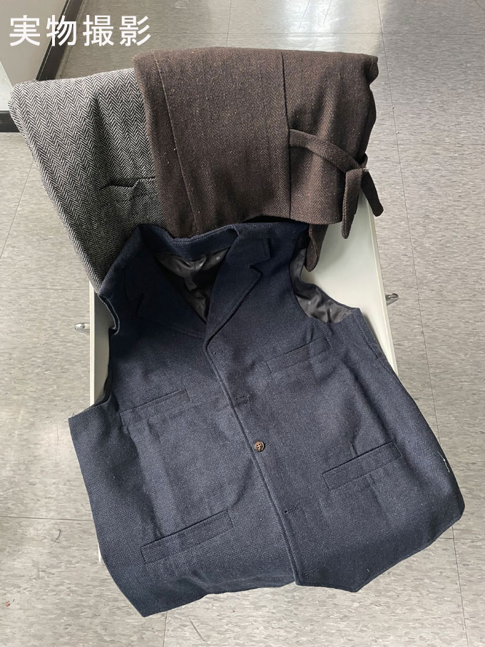 ベスト メンズ スーツ ジレ ツイード ウール 秋冬 ビジネス 暖かい スリム 大きいサイズ シング ベスト メンズ スーツ ジレ ツイード ウール 秋冬 ビジネス 暖かい スリム 大きいサイズ シング