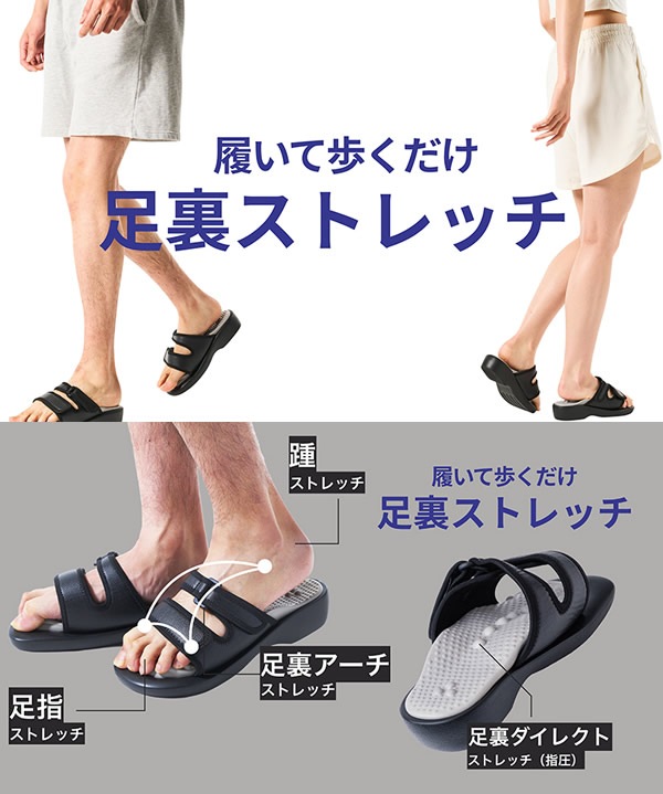 Kaneko stretch サンダル 2足セット (送料無料) 兼子ただし ストレッチ サンダル 美姿勢 足裏ストレッチサンダル 健康 足裏 ダイエット 歩行 美脚 美姿勢 ながら運動 男女兼用 Kaneko stretch サンダル 2足セット (送料無料) 兼子ただし ストレッチ サンダル 美姿勢 足裏ストレッチサンダル 健康 足裏 ダイエット 歩行 美脚 美姿勢 ながら運動 男女兼用