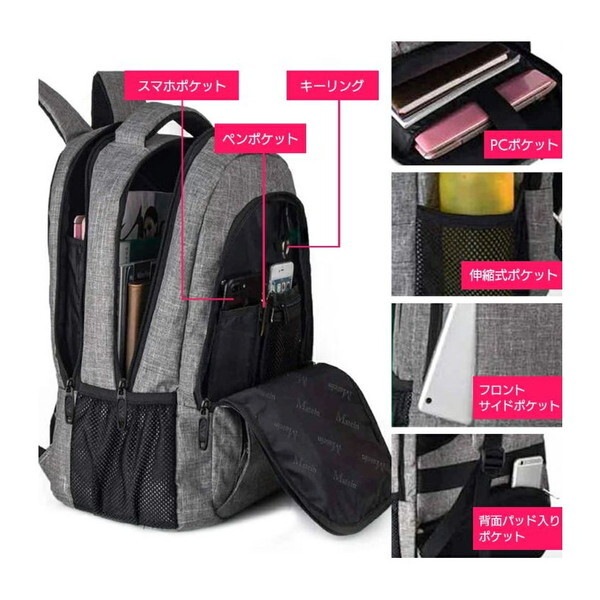 ラップトップバックパック 15.6インチ(容量28L) BLU 100700 ラップトップバックパック 15.6インチ(容量28L) BLU 100700