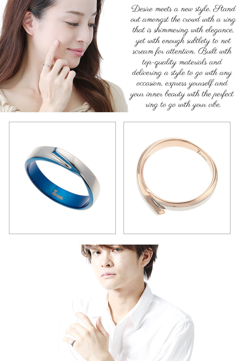 リング レディース メンズ サージカルステンレス製 ペアリング Zanipolo Terzini ザニポロタルツィーニ お肌に優しい 金属アレルギー対応 指輪 トラベルジュエリー ツートン 2色 シン リング レディース メンズ サージカルステンレス製 ペアリング Zanipolo Terzini ザニポロタルツィーニ お肌に優しい 金属アレルギー対応 指輪 トラベルジュエリー ツートン 2色 シン