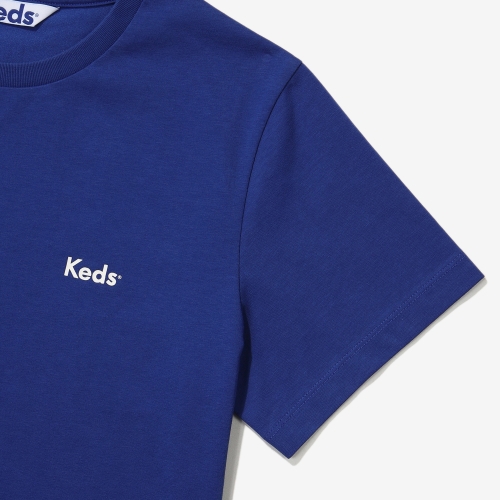 BASIC BLUE T-SHIRTS ロゴ 半袖Tシャツ Tシャツカットソー ドロップショルダー
