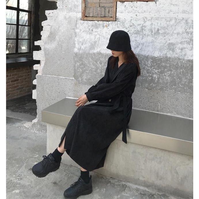 春 夏 長袖ワンピース レディース ワンピース Vネック レトロ ロングワンピ ベルト付き 女性 ドレス チュニック ロング 無地