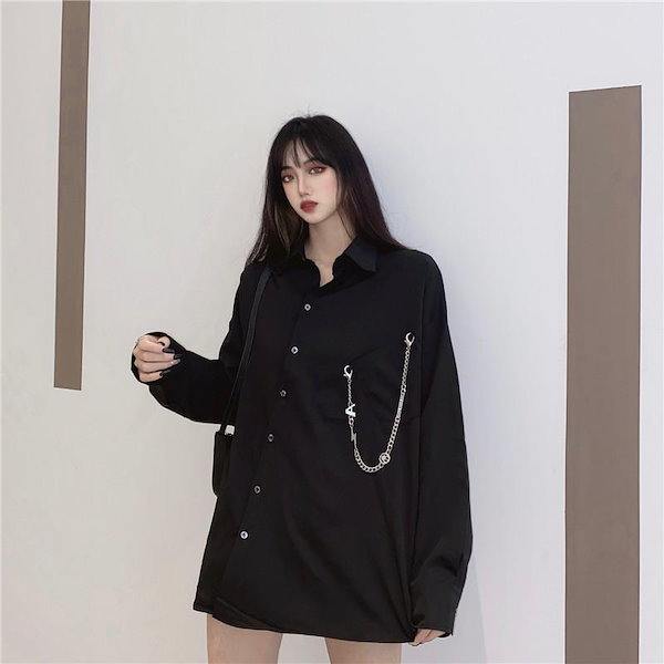 Qoo10] Hot!!!長袖 シャツ パンクロック