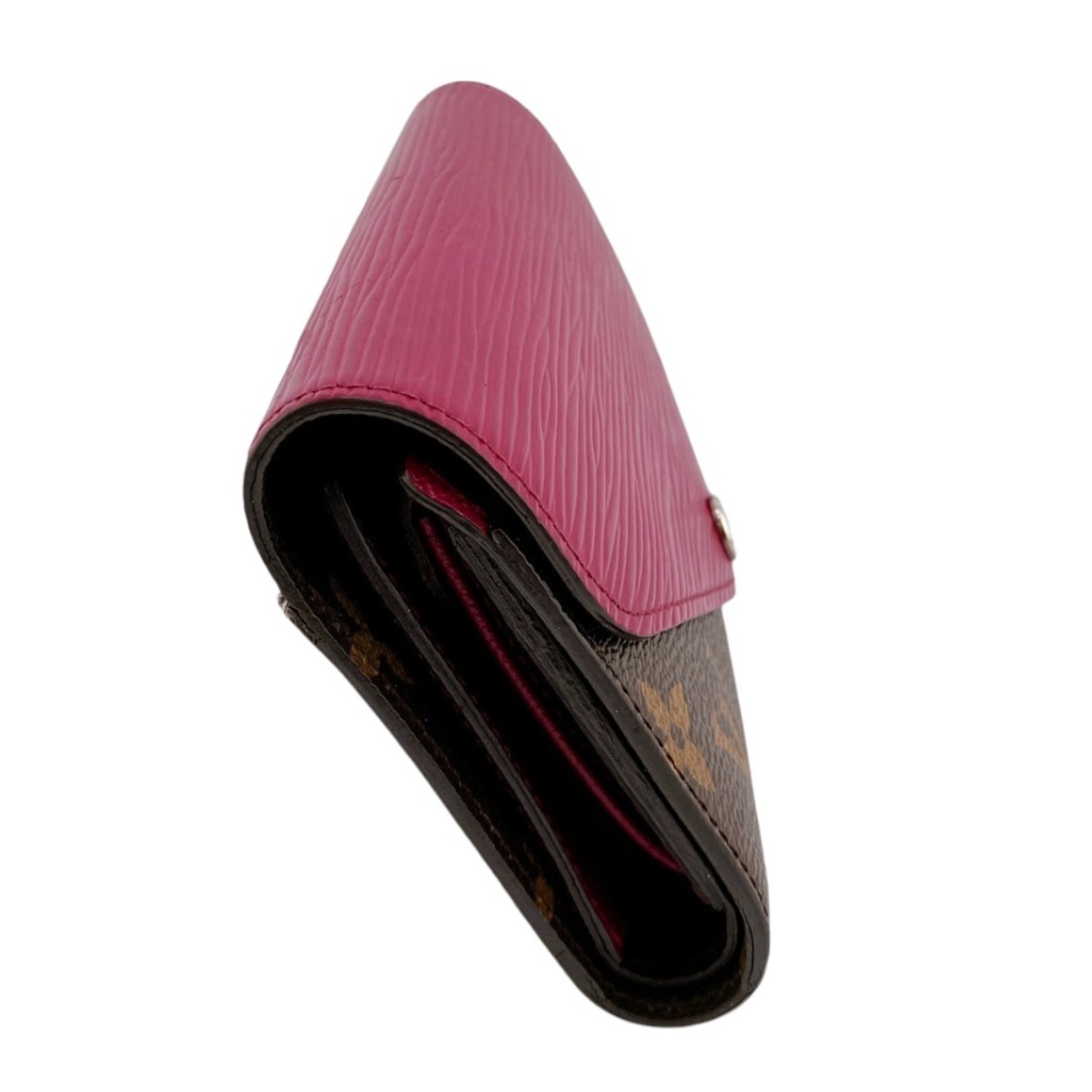 M60494 小銭入れ付き モノグラム ポルトフォイユ・マリール コンパクト フューシャ M60494 小銭入れ付き モノグラム ポルトフォイユ・マリール コンパクト フューシャ