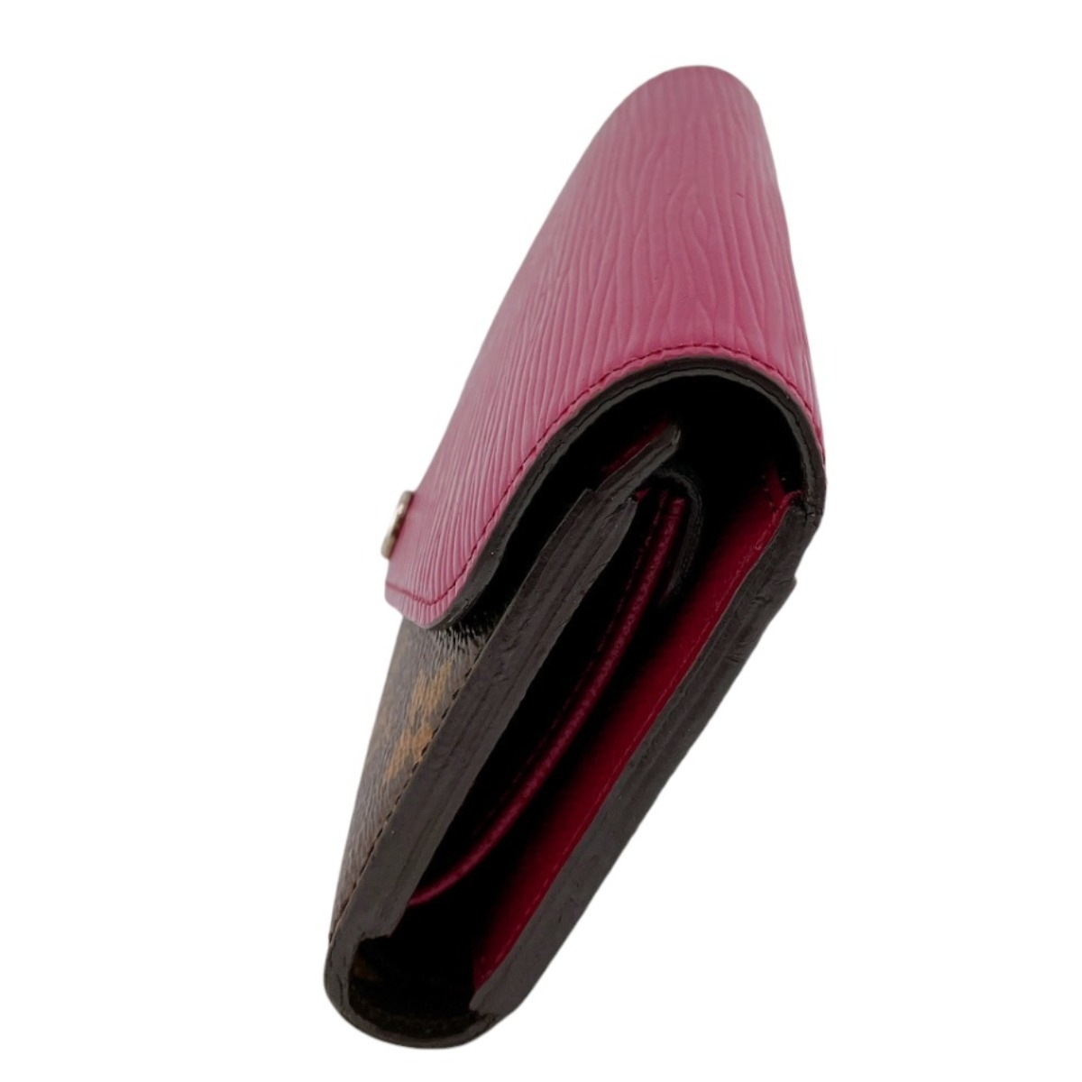 M60494 小銭入れ付き モノグラム ポルトフォイユ・マリール コンパクト フューシャ M60494 小銭入れ付き モノグラム ポルトフォイユ・マリール コンパクト フューシャ