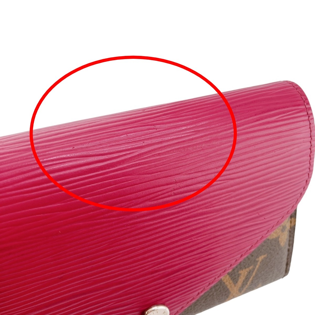 M60494 小銭入れ付き モノグラム ポルトフォイユ・マリール コンパクト フューシャ M60494 小銭入れ付き モノグラム ポルトフォイユ・マリール コンパクト フューシャ