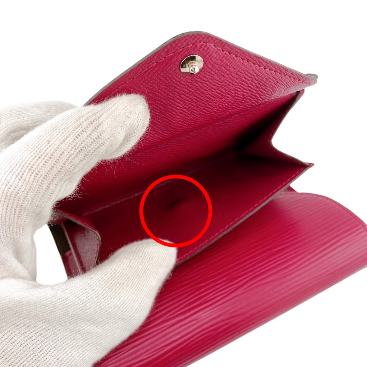 M60494 小銭入れ付き モノグラム ポルトフォイユ・マリール コンパクト フューシャ M60494 小銭入れ付き モノグラム ポルトフォイユ・マリール コンパクト フューシャ