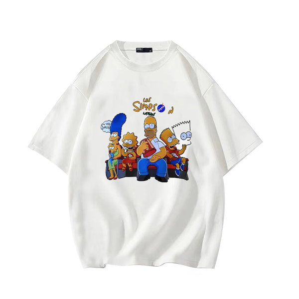 シンプソンズ　ジョーズ　サンプリング　Tシャツ　ムービー　アニメ ザ・シンプソンズ ジョーズ 映画 アニメ ムービー 半袖 Tシャツ