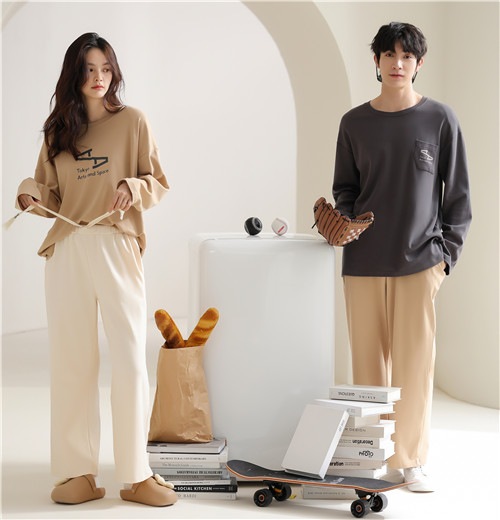 2024春新商品ペアパジャマ カップル ペア ルームウェア ペアパジャマ 秋 冬 結婚祝い プレゼント ペアパジャマ 大きいサイズ お祝い 長袖 カップル ペア パジャマ ギフト 上下 セット レディ