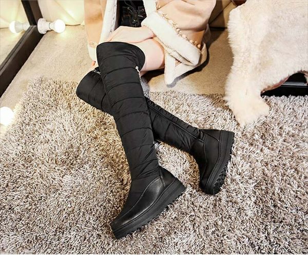 ロングブーツ レディース 厚底 ブーツ スノーブーツ ニーハイブーツ 秋冬 ボア付き 裏起毛 大きいサイズ 疲れにくい 歩きやすい 大人 カジュアル 秋冬 防水 おしゃれ 防滑 防寒 PU ブラック ロングブーツ レディース 厚底 ブーツ スノーブーツ ニーハイブーツ 秋冬 ボア付き 裏起毛 大きいサイズ 疲れにくい 歩きやすい 大人 カジュアル 秋冬 防水 おしゃれ 防滑 防寒 PU ブラック