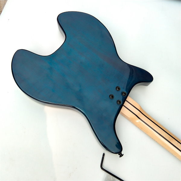 Qoo10] ファンフレットセミホロー6弦ヘッドレスエ