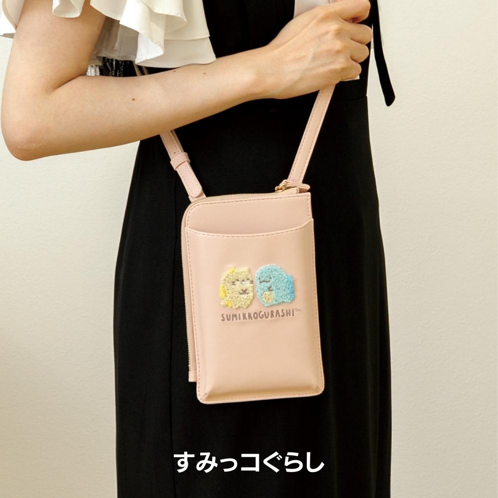 Qoo10] サンエックス サンエックス 刺繍ロゴ スマホショルダー