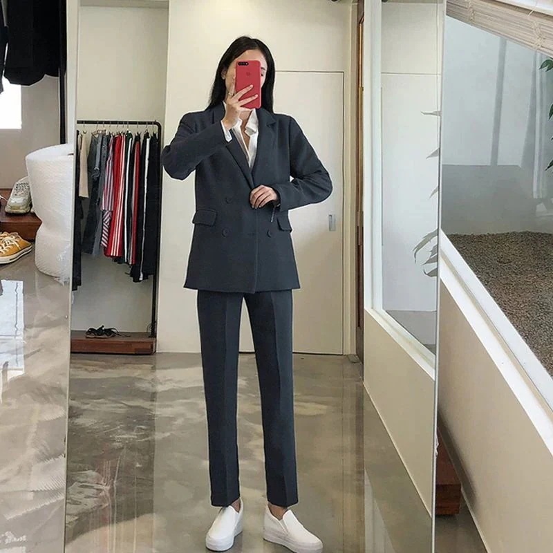 スーツセットアップ キャリアスーツ面接スーツ韓国版ゆったりカジュアルファッションモデル2点セット通勤レディース 卒業式 入園式 説明会 新生活応援ビジネス特集 スーツセットアップ キャリアスーツ面接スーツ韓国版ゆったりカジュアルファッションモデル2点セット通勤レディース 卒業式 入園式 説明会 新生活応援ビジネス特集