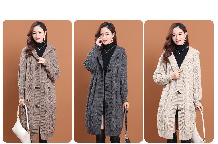 カーディガン ロングカーディガン フード付きカーディガン 厚手 ケーブル ニットカーディガン ロング カーディガン ロングカーディガン フード付きカーディガン 厚手 ケーブル ニットカーディガン ロング