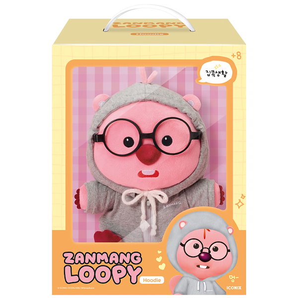 韓国免税店限定 ジャンマン ルピー リボンver. ぬいぐるみ 先払いのみ）韓国キャラクターグッズ ZANMANG LOOPY ジャンマン