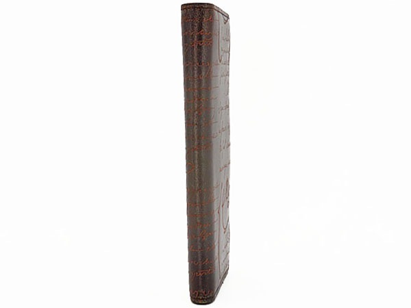 激レア美品ベルルッティカリグラフィサンタルネオスクリットレザー二つ折り長財布ダークブラウンSANTAL_NEO-JOUR-V2 激レア美品ベルルッティカリグラフィサンタルネオスクリットレザー二つ折り長財布ダークブラウンSANTAL_NEO-JOUR-V2