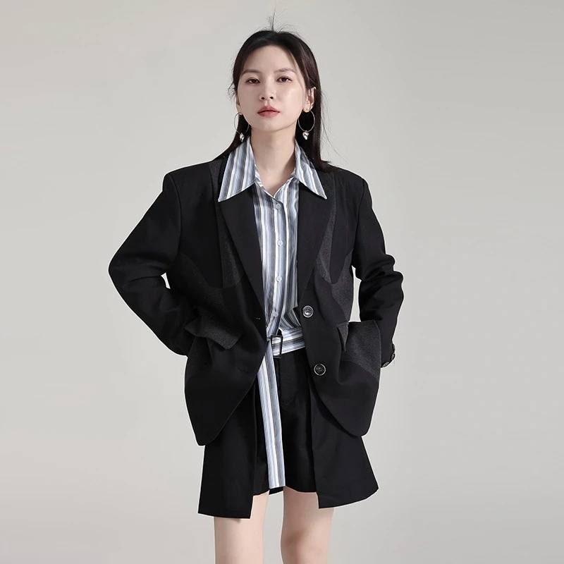 【Gorge.Fashion】春秋 スートコート ドッキング レディース スーツ パーティードレス 結婚式 ワンピース ドレス パーティードレス ワンピース 結婚式85