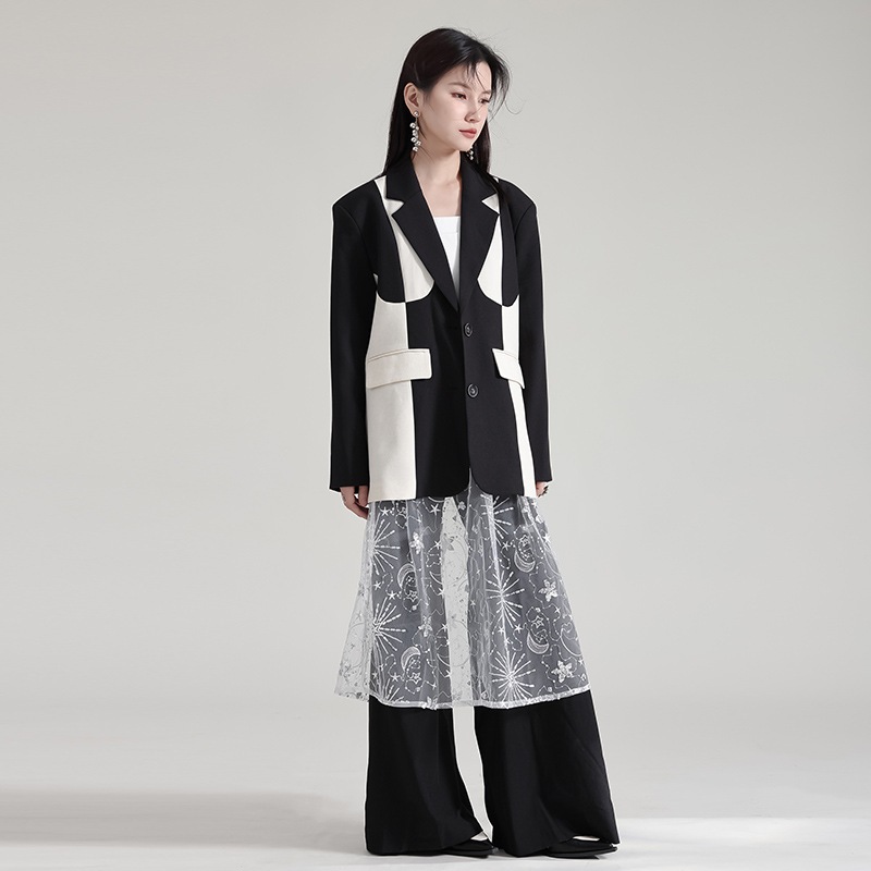 【Gorge.Fashion】春秋 スートコート ドッキング レディース スーツ パーティードレス 結婚式 ワンピース ドレス パーティードレス ワンピース 結婚式85