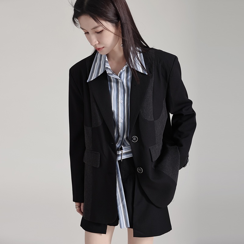 【Gorge.Fashion】春秋 スートコート ドッキング レディース スーツ パーティードレス 結婚式 ワンピース ドレス パーティードレス ワンピース 結婚式85