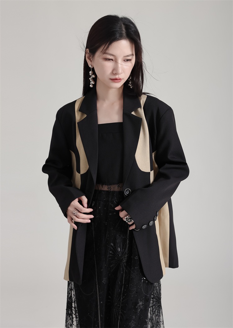 【Gorge.Fashion】春秋 スートコート ドッキング レディース スーツ パーティードレス 結婚式 ワンピース ドレス パーティードレス ワンピース 結婚式85