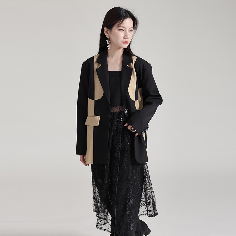 【Gorge.Fashion】春秋 スートコート ドッキング レディース スーツ パーティードレス 結婚式 ワンピース ドレス パーティードレス ワンピース 結婚式85