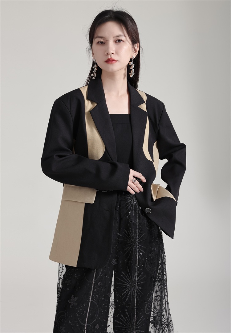 【Gorge.Fashion】春秋 スートコート ドッキング レディース スーツ パーティードレス 結婚式 ワンピース ドレス パーティードレス ワンピース 結婚式85