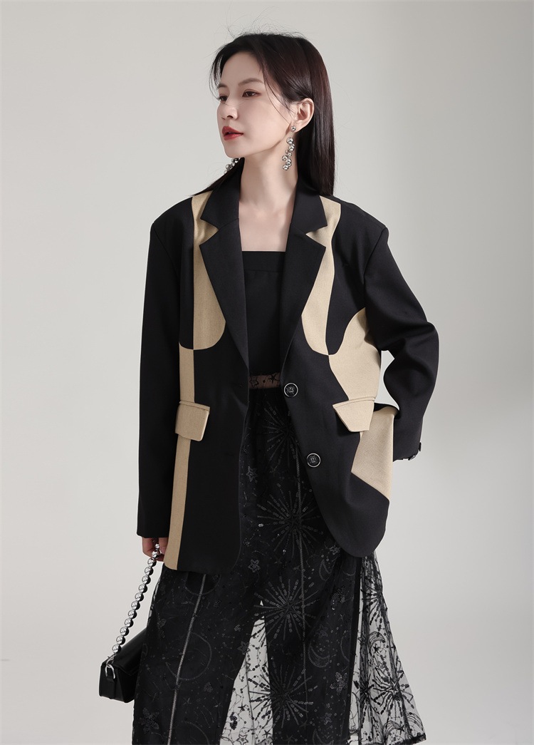 【Gorge.Fashion】春秋 スートコート ドッキング レディース スーツ パーティードレス 結婚式 ワンピース ドレス パーティードレス ワンピース 結婚式85