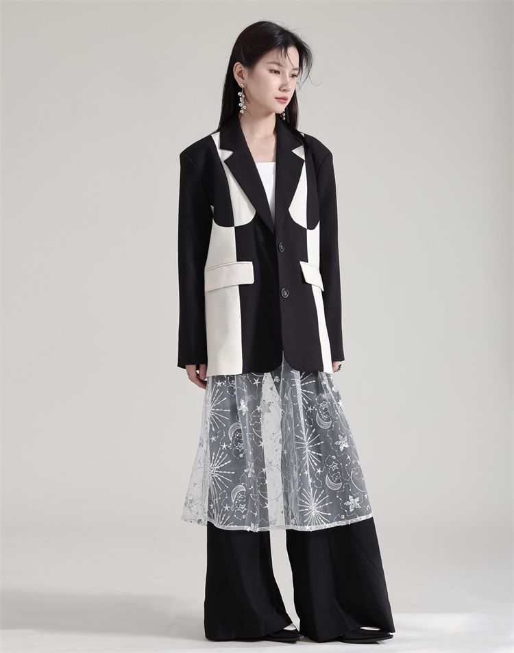 【Gorge.Fashion】春秋 スートコート ドッキング レディース スーツ パーティードレス 結婚式 ワンピース ドレス パーティードレス ワンピース 結婚式85