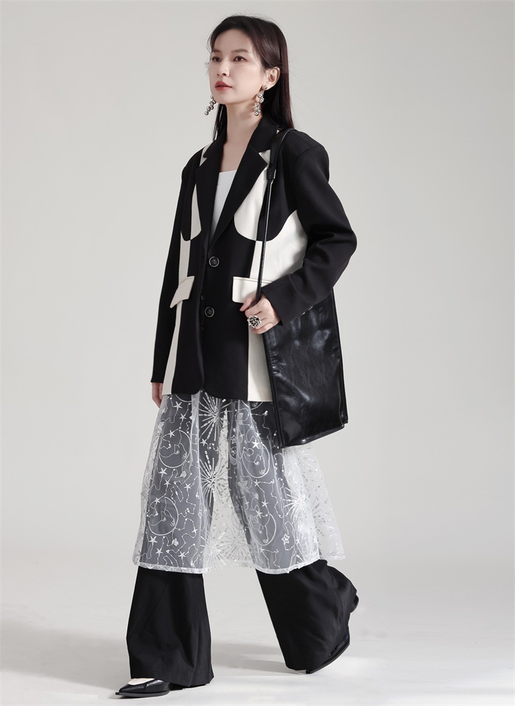 【Gorge.Fashion】春秋 スートコート ドッキング レディース スーツ パーティードレス 結婚式 ワンピース ドレス パーティードレス ワンピース 結婚式85