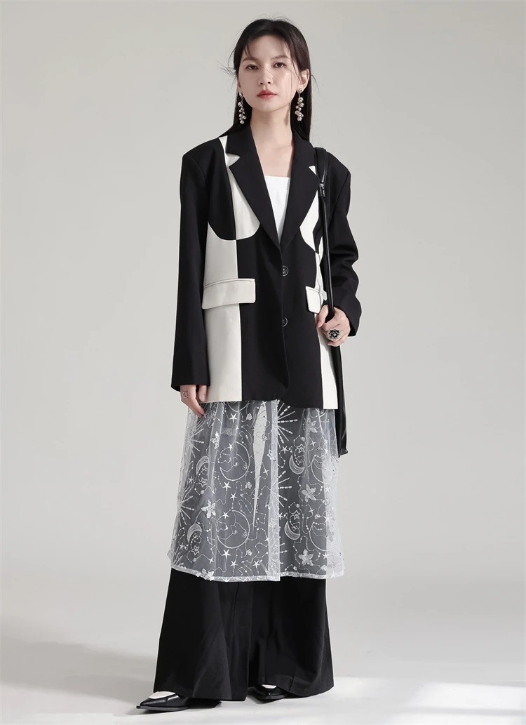 【Gorge.Fashion】春秋 スートコート ドッキング レディース スーツ パーティードレス 結婚式 ワンピース ドレス パーティードレス ワンピース 結婚式85