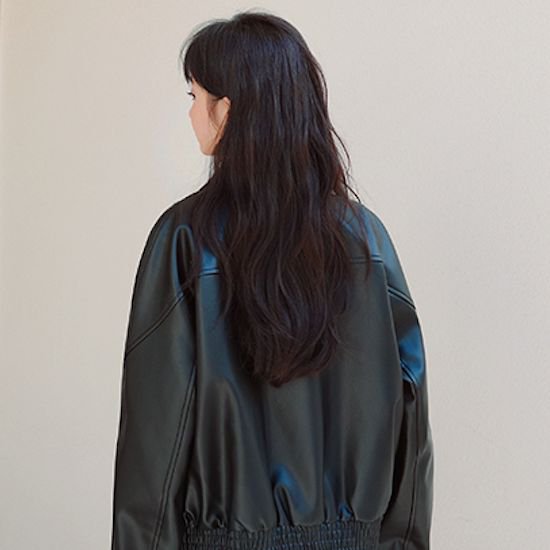 【取寄：納期2週間】レザージャケット レディース ライダースジャケット アウター 長袖 韓国ファッション 女子会 パーティー 無地 ジップアップ フェイクレザー 秋冬 レザージャケット レディース