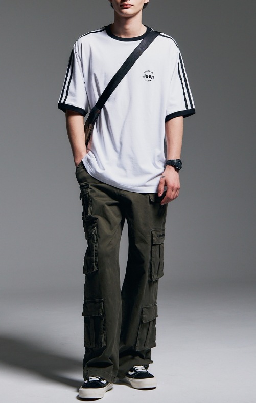 WAVY TRACK ロゴ 半袖 Tシャツ 男女兼用 (3 COL) WAVY TRACK ロゴ 半袖 Tシャツ 男女兼用 (3 COL)