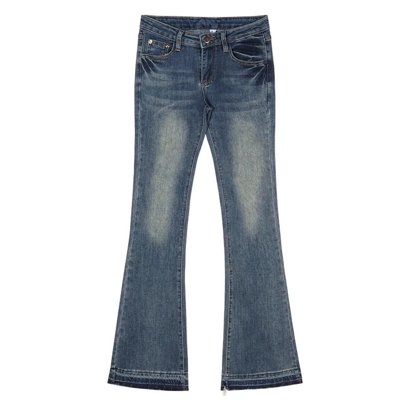 1つ買うと10つ無料ジーンズ ロングパンツ デニムパンツ フレアパンツ gパン ローライズ 刺繍 ストレッチ レトロ ボ レディース カジュアル 長ズボン ファッション