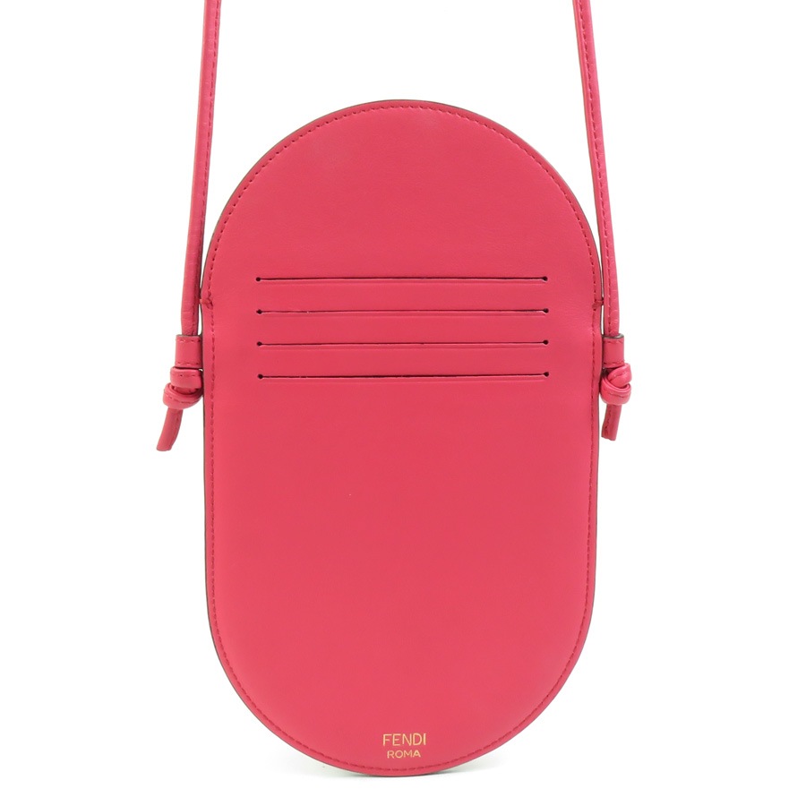 FENDI - フェンディ FENDI スマートフォンケース レザー ピンク ユニセックス 送料無料【中古】 e58655a FENDIフェンディ FENDI スマートフォンケース レザー ピンク
