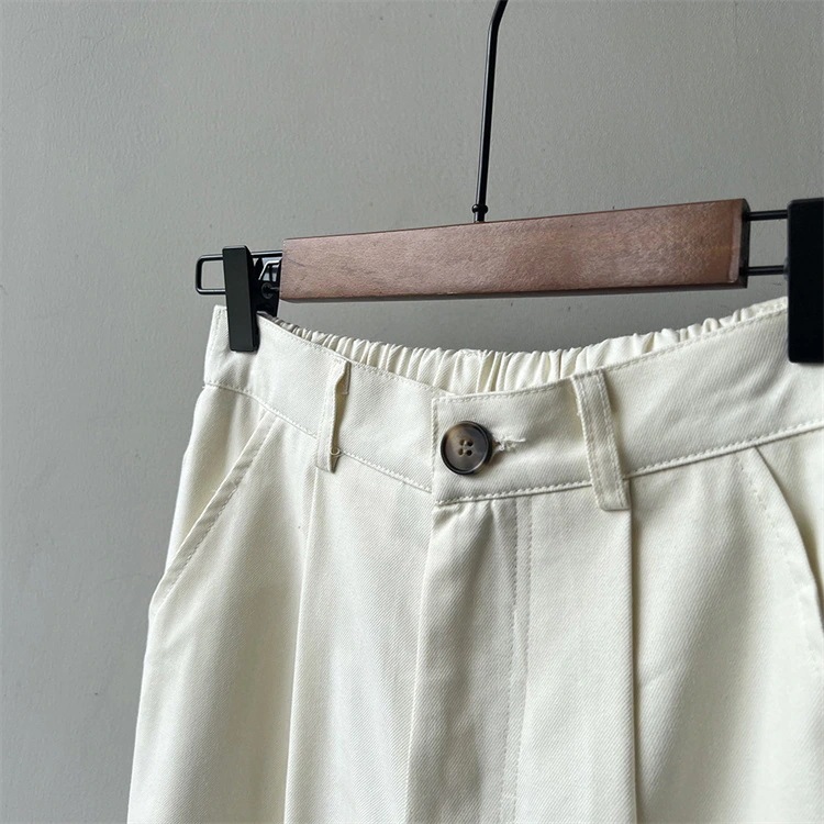 INSスタイル ハイウエスト ワイドパンツ カジュアルパンツ 伸縮性のあるウエスト トレンド 2024秋 ゆったりする カーリングパンツ ロングパンツ