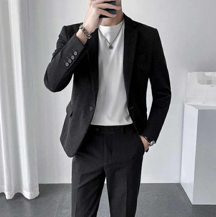 即納可能【高品質】メンズスーツ 一つボダンスーツ 5色 2点セット韓国風 無地柄 簡潔 格好いい 男性用 ビジネス セレモニースーツ フォーマル スリム パーティー サラリーマン 結婚式 卒業式 高品 即納可能【高品質】メンズスーツ 一つボダンスーツ 5色 2点セット韓国風 無地柄 簡潔 格好いい 男性用 ビジネス セレモニースーツ フォーマル スリム パーティー サラリーマン 結婚式 卒業式 高品