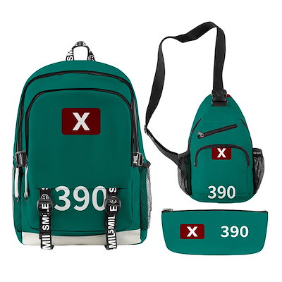 Qoo10] イカゲーム ランドセル リュック ペンケ : バッグ・雑貨