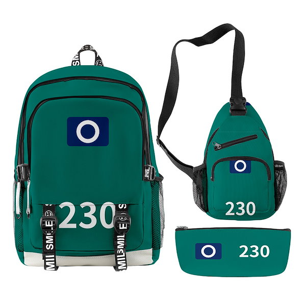 Qoo10] イカゲーム ランドセル リュック ペンケ