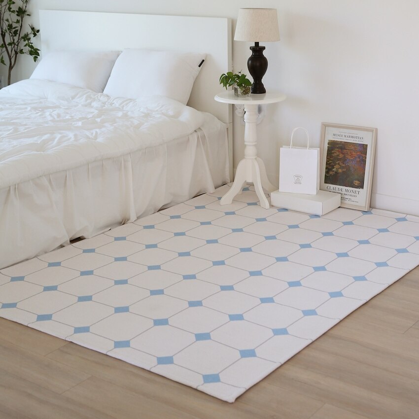 モダンクラシックチェックダンモデザインサイザルックカーペット四季ラグ 3 Color モダンクラシックチェックダンモデザインサイザルックカーペット四季ラグ 3 Color