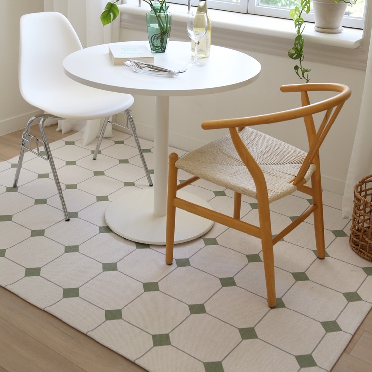 モダンクラシックチェックダンモデザインサイザルックカーペット四季ラグ 3 Color モダンクラシックチェックダンモデザインサイザルックカーペット四季ラグ 3 Color