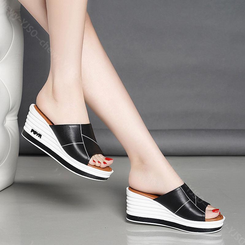 777円OFFクーポン スリッパ サンダル レディーズ 厚底 黒 白 大きいサイズ シンプル 夏 7.5cm ウェッジソール つっかけ オシャレ カジュアル 無地 ミュール オープントゥ かかとなし 777円OFFクーポン スリッパ サンダル レディーズ 厚底 黒 白 大きいサイズ シンプル 夏 7.5cm ウェッジソール つっかけ オシャレ カジュアル 無地 ミュール オープントゥ かかとなし