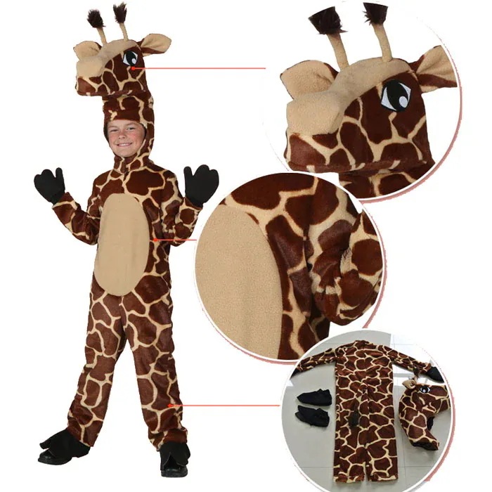 ハロウィン 衣装 子供用 ジラフ キリン 動物 アニマル 全身 ハロウィン コスプレ ハロウィン コスム キッズ ベビー ハロウィーン 衣装　ハロウィン衣装 イベント パーティ 仮装 ステージ