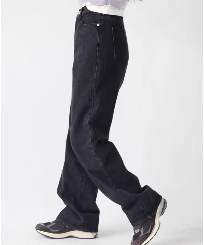 ワイドレッグデニム ゆったりデニム ３色展開 レディース ジャケット パンツ デニム Gパン ストレートパンツ ロングパンツ ワイドパンツ デニムパンツ ミモレ ロング ワイド ストレート Iライン