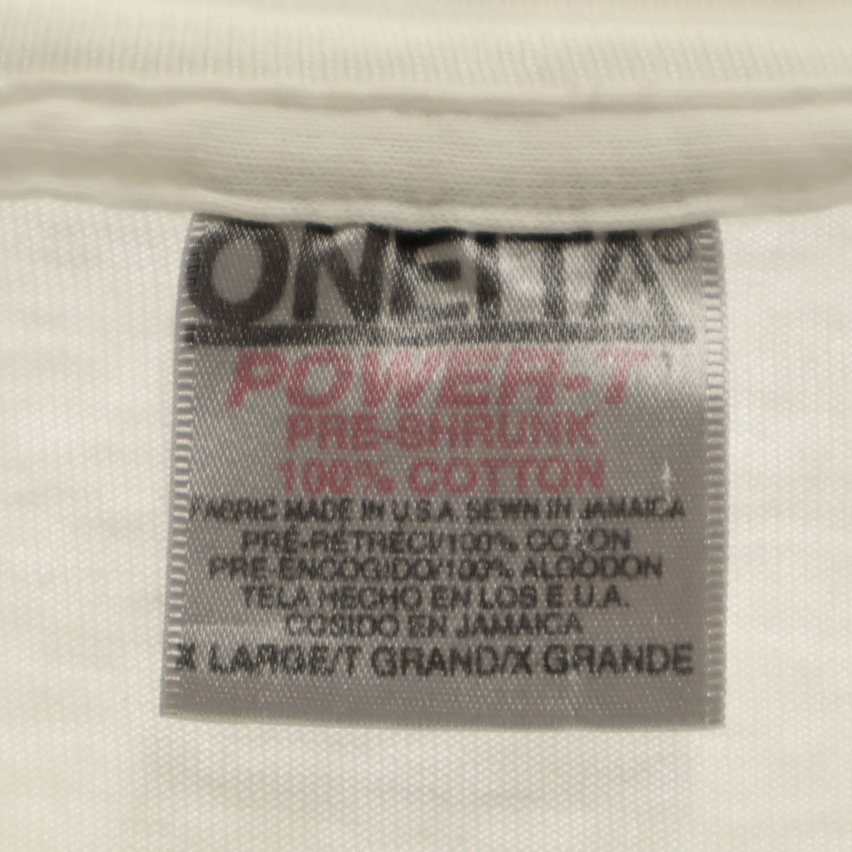 ONEITA オニータ 90s オールド hotfingers 半袖 Tシャツ XL ホワイト シングルステッチ 企業モノ メンズ 古着 ONEITA オニータ 90s オールド hotfingers 半袖 Tシャツ XL ホワイト シングルステッチ 企業モノ メンズ 古着