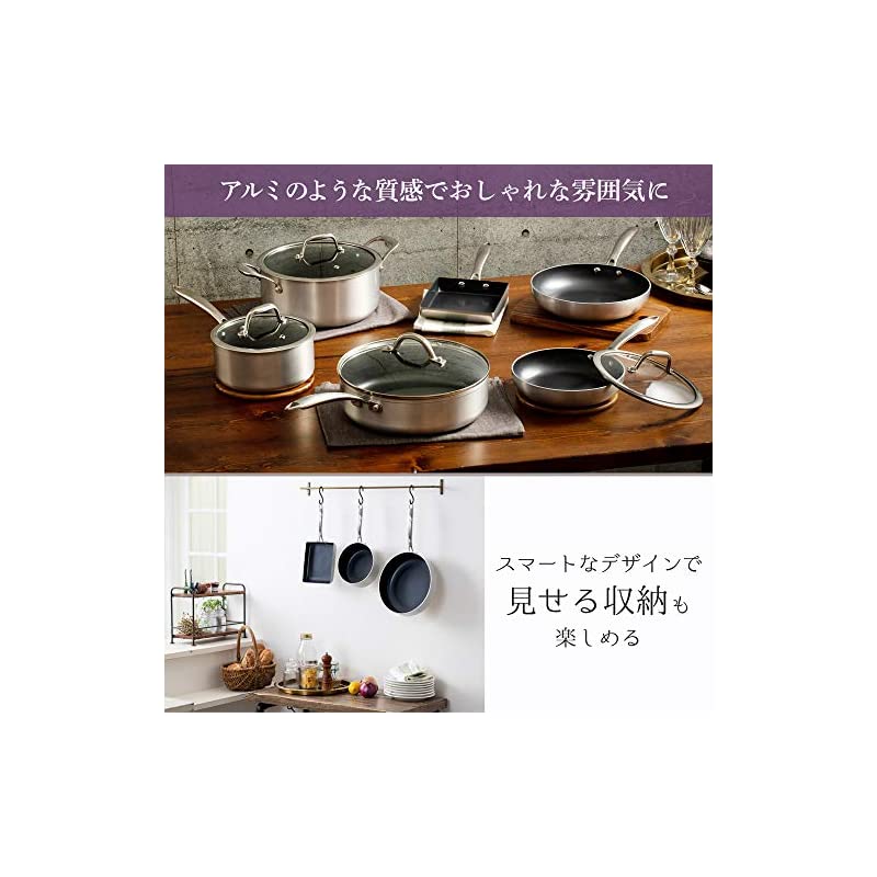 アイリスオーヤマ 6点セ... : キッチン用品 フライパン 鍋 格安即納