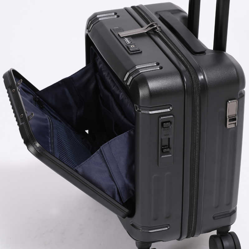 BERMAS　インターシティ2 ワンタッチフロントオープン 39c ストッパー機能付 INTER CITY2 PRO ［TSAロック搭載］ グレー　60565