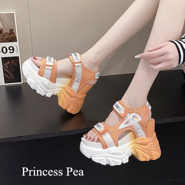Qoo10] 厚底サンダル韓国ファッション厚底スポーツ