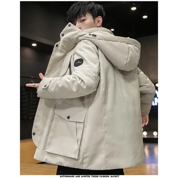 ダウンジャケット メンズ ビジネス 白ダウン 防寒コート 軽い アウター